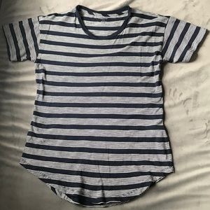 Madewell Navy/White Striped Tee